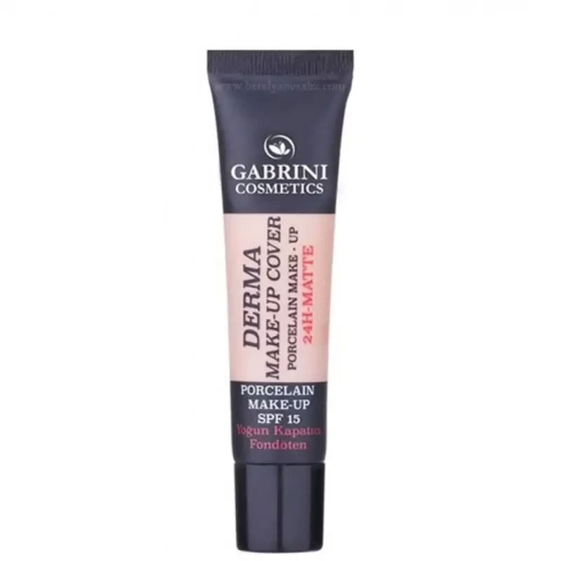 کرم پودر گابرینی Gabrini سری Derma SPF15 شماره 101