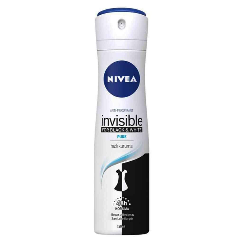 اسپری نیوا مدل Black And White Invisible Pure