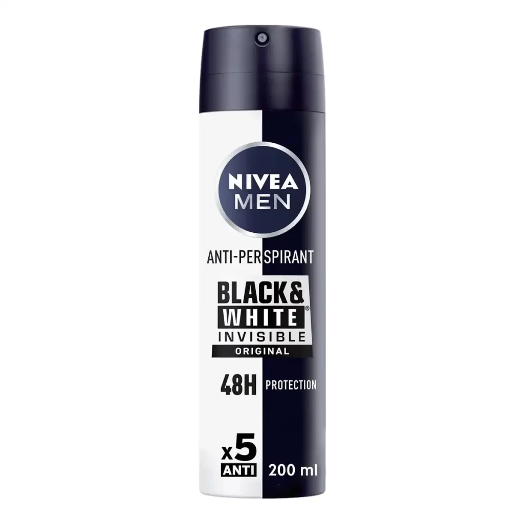اسپری نیوا مدل Black White Invisible Original