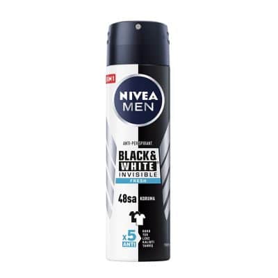 اسپری نیوا مدل Black White Invisible Fresh