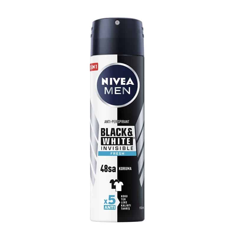اسپری نیوا مدل Black White Invisible Fresh