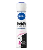 اسپری ضد تعریق نیوا Nivea زنانه مدل Black White Invisible Original حجم 150 میل
