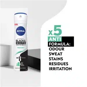 اسپری نیوا مدل Black White Invisible Fresh