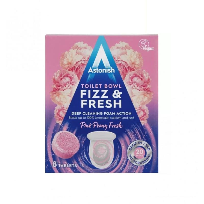قرص جوشان توالت استونیش Astonish مدل Fizz And Fresh تعداد 8 عددی - Image 1