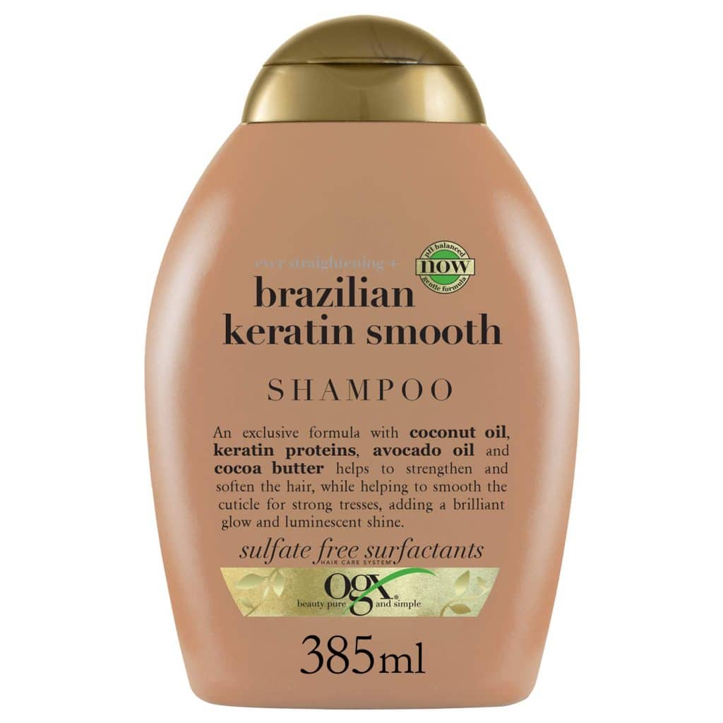 شامپو او جی ایکس مناسب انواع موها مدل Brazilian keratin Therapy