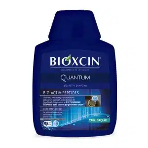 شامپو بیوکسین BIOXCIN مدل QUANTUM مناسب موهای چرب حجم 300 میل