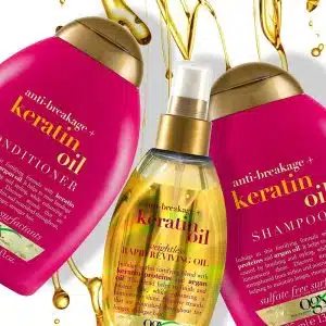 شامپو OGX مناسب تمام موها مدل Keratin Oil