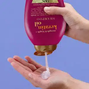 شامپو OGX مناسب تمام موها مدل Keratin Oil