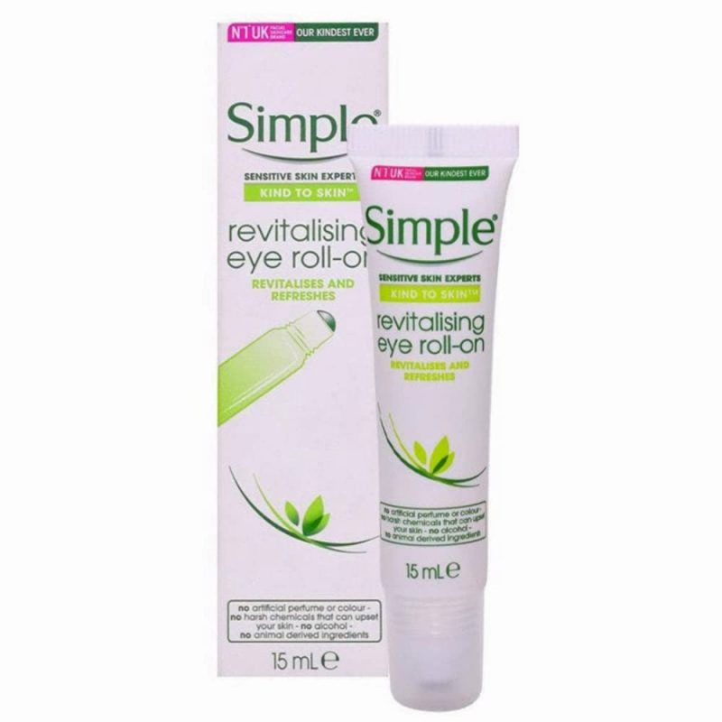 دور چشم رولی سیمپل Simple مدل Revitalizing Eye Roll-On حجم 15 میل - Image 1