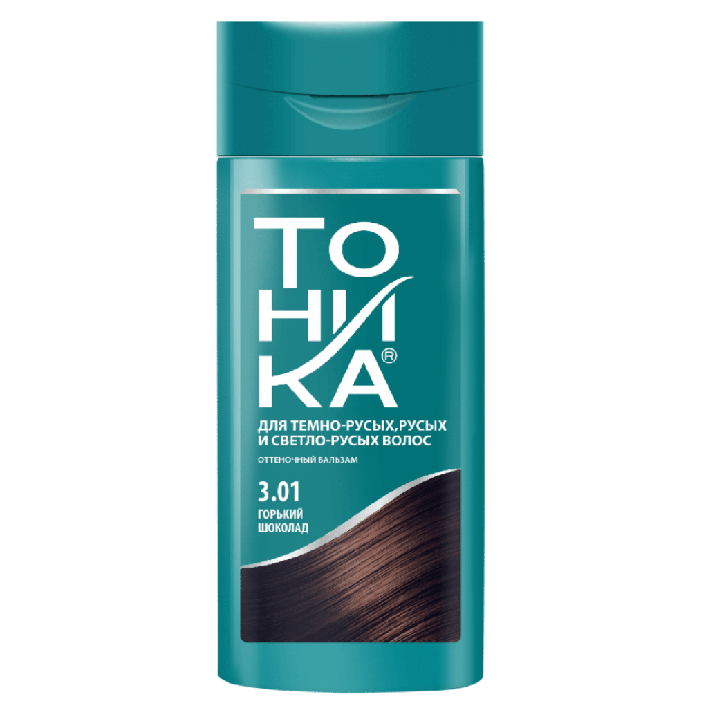 شامپو رنگ تونیکا Tohnika شماره 3.01 قهوه‌ای دودی