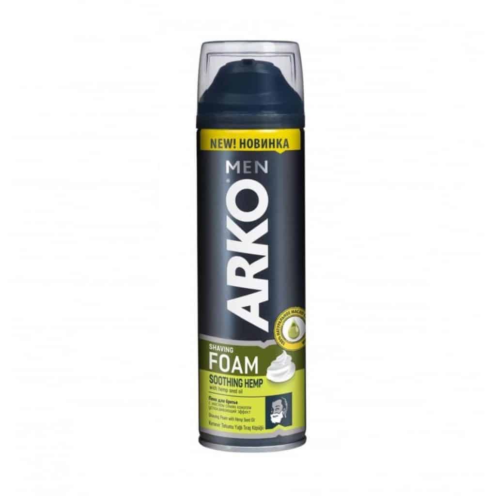 فوم اصلاح آرکو من Arko Men مدل Shoothing Hemp