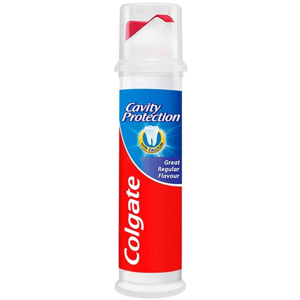 خمیر دندان کولگیت COLGATE‌ پمپی مدل Cavity Protection حجم 100 میل