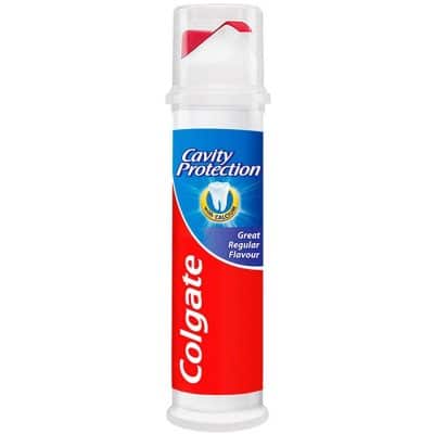خمیر دندان کولگیت COLGATE‌ پمپی مدل Cavity Protection حجم 100 میل