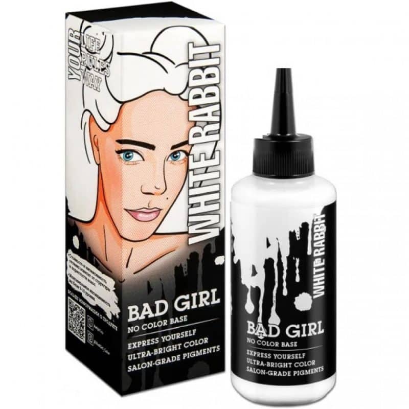 شامپو رنگ بد گرل Bad Girl رنگ سفید مدل White Rabbit حجم 150 میل - Image 1