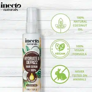 سرم نارگیل اینکتو Inecto مدل Hydrate And Defrizz آبرسان مو
