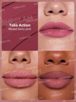 رژ لب مات شیگلم رنگ take action