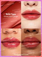 رژ لب براق شیگلم رنگ bold type