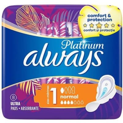 نوار بهداشتی بالدار آلویز Always سری Platinum مدل Normal