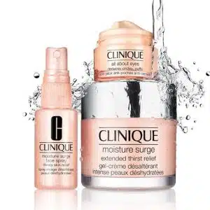  پک مراقبت از پوست کلینیک Clinique مدل Moisture surge مجموعه 3 عددی