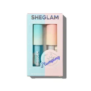 لیپ گلس حجم دهنده شیگلم مدل  Sheglam Plump Addict Hot & Cold lip Gloss Duo