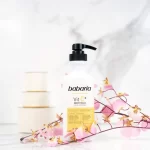 شیر بدن باباریا Babaria حاوی ویتامین سی