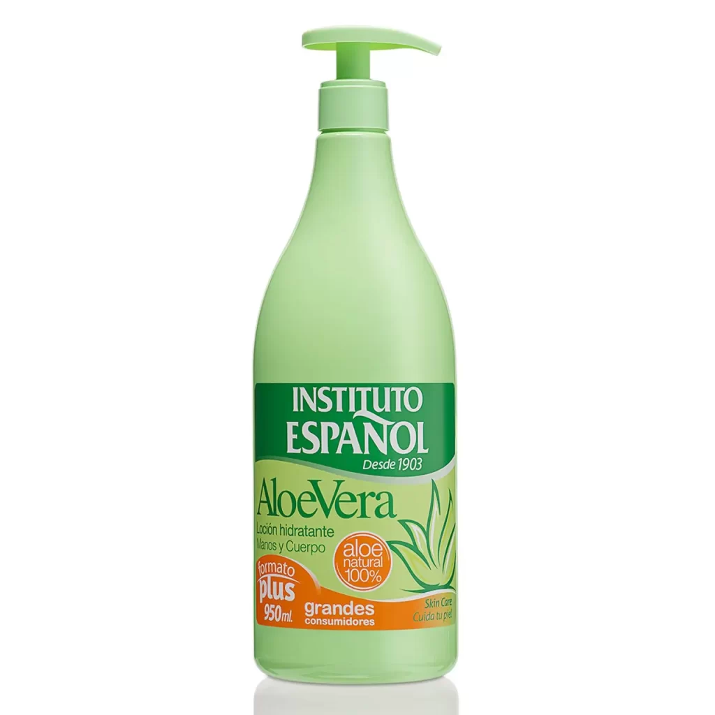 لوسیون دست و بدن اسپانول Instituto Spanol مدل آلوئه ورا