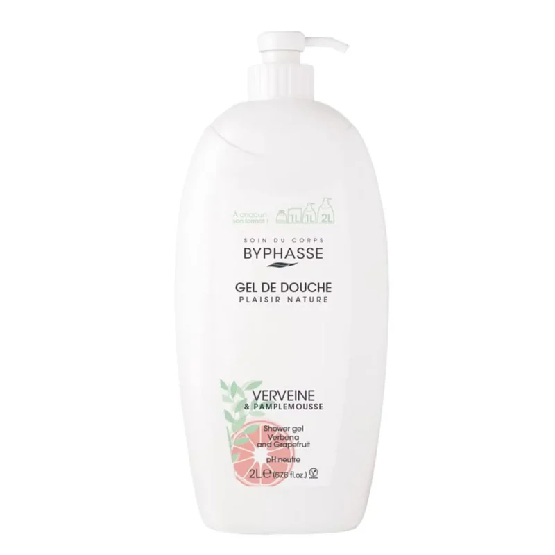 شامپو بدن بایفاس Byphasse مدل Verbena and Grapefruit حجم 2 لیتر - Image 1