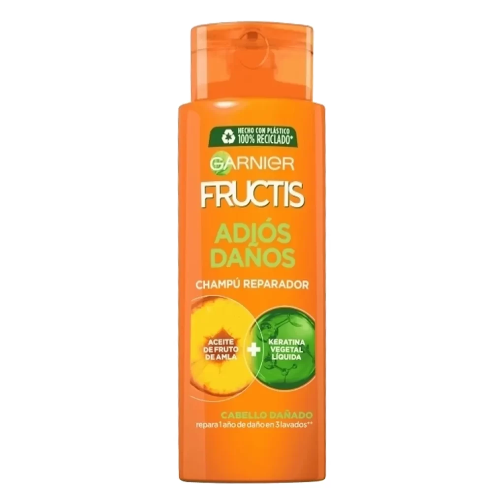 شامپو ترمیم کننده روغن آملا و کراتین گارنیر Garnier مدل Fructis حجم 360 میل
