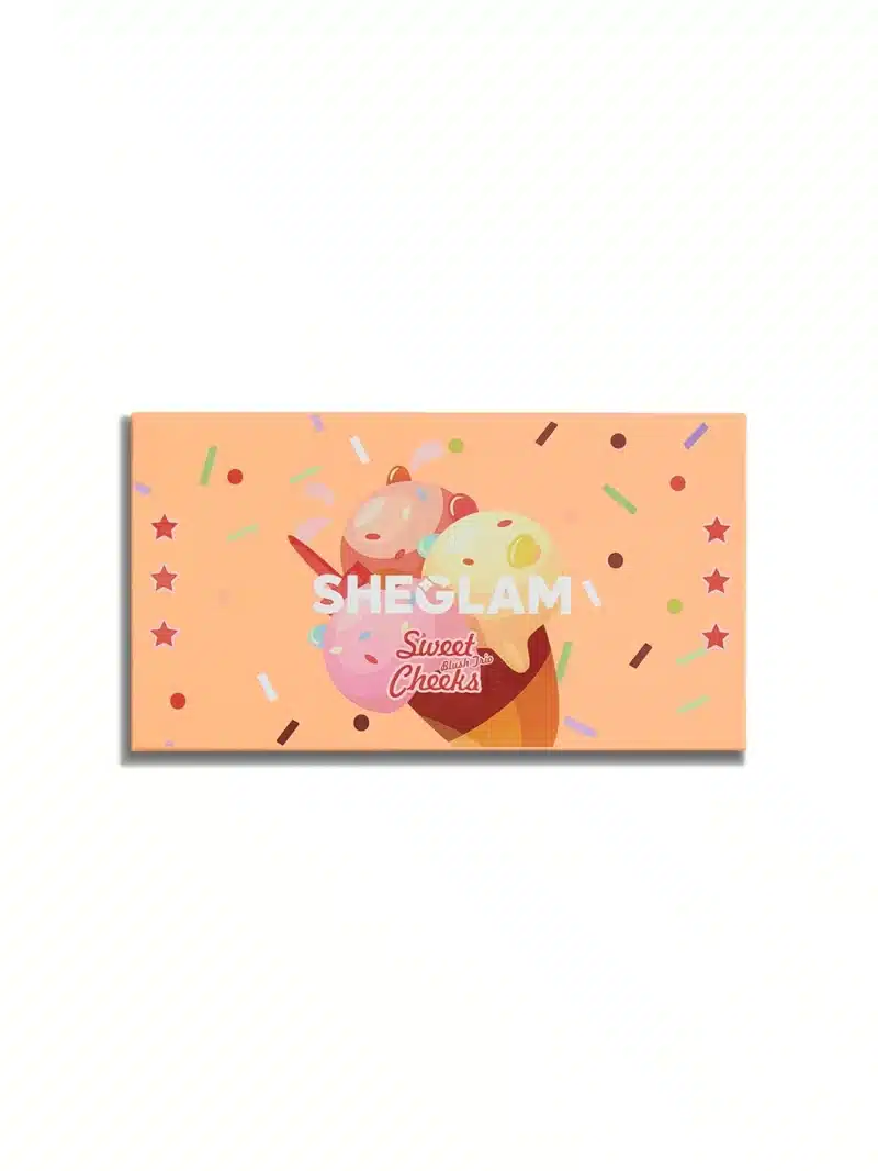 پالت رژگونه شیگلم مدل Sweet Cheeks Blush Trio رنگ Private Cabana