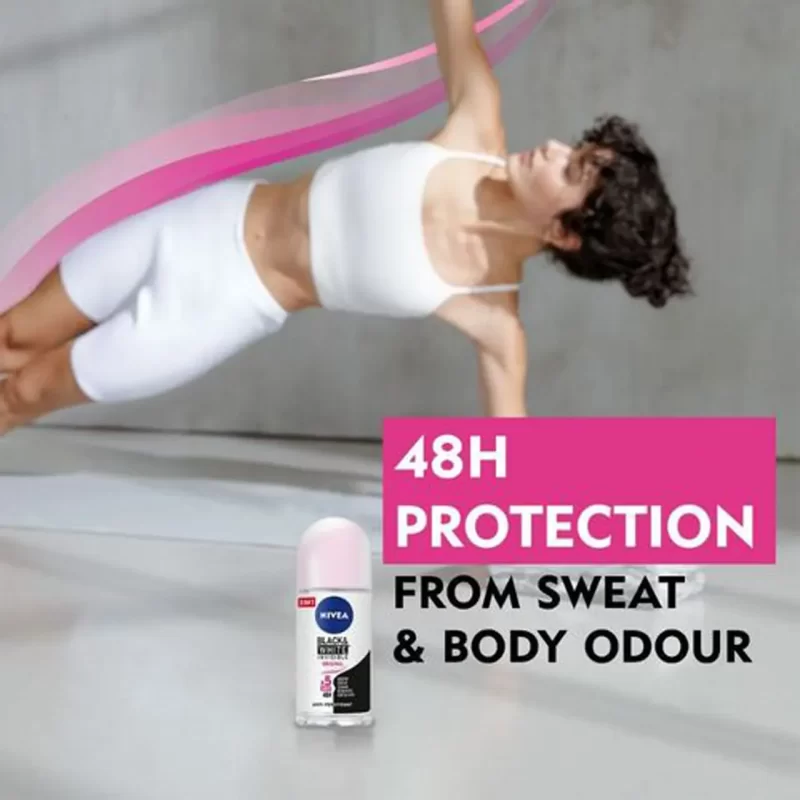 مام ضد تعریق زنانه Original نیوا Nivea مدل Black & White Invisible