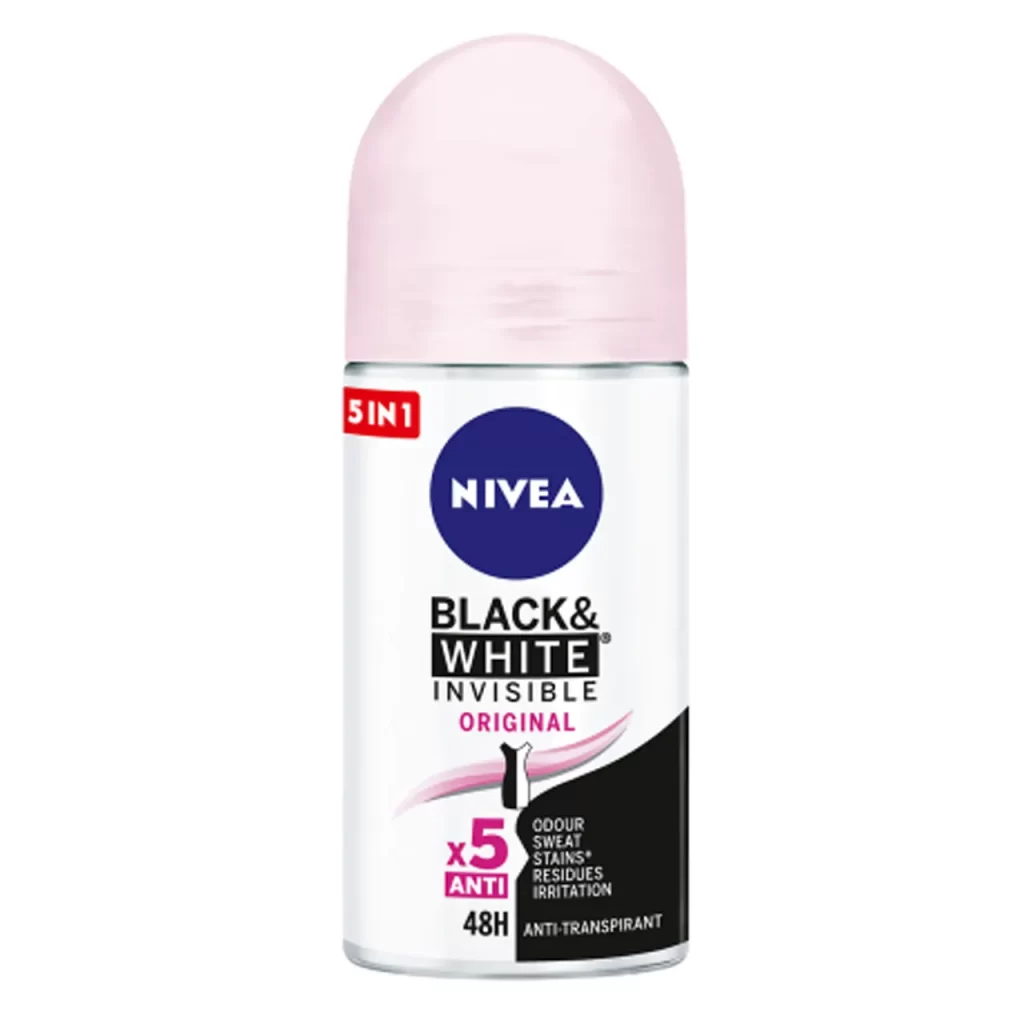 مام ضد تعریق زنانه Original نیوا Nivea مدل Black & White Invisible