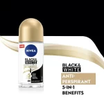 مام ضد تعریق زنانه Silky Smooth نیوآ Nivea مدل Black & White Invisible