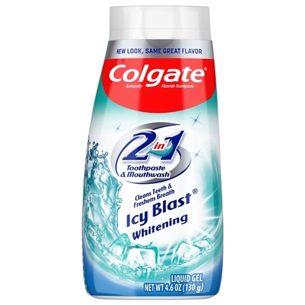 خمیر دندان و دهانشویه کولگیت مدل Icy Blast