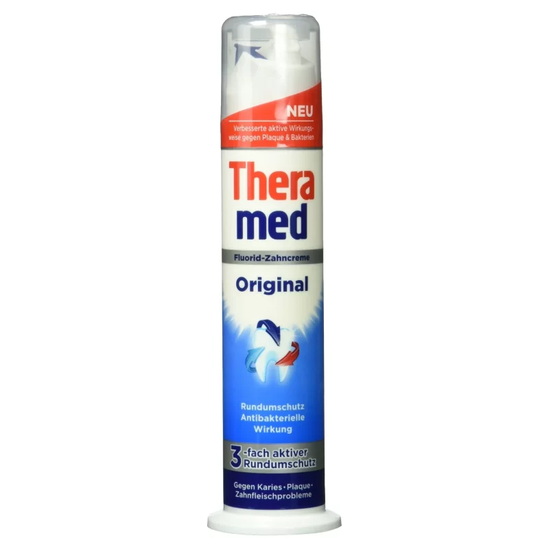 خمیر دندان پمپی ترامد Thera Med مدل Original حجم 100 میل