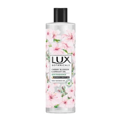 شامپو بدن لوکس Lux شکوفه گیلاس و روغن زردآلو اصل هلند حجم 500 میل