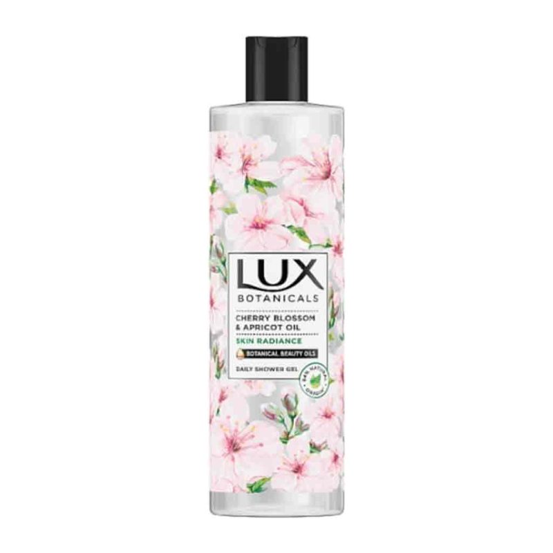 شامپو بدن لوکس Lux شکوفه گیلاس و روغن زردآلو اصل هلند حجم 500 میل - Image 1