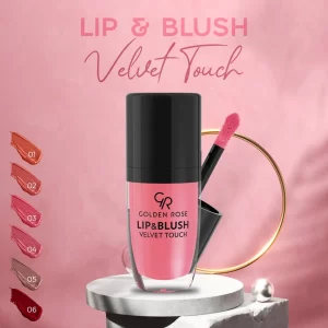 رژ لب و گونه Velvet Touch گلدن رز شماره03