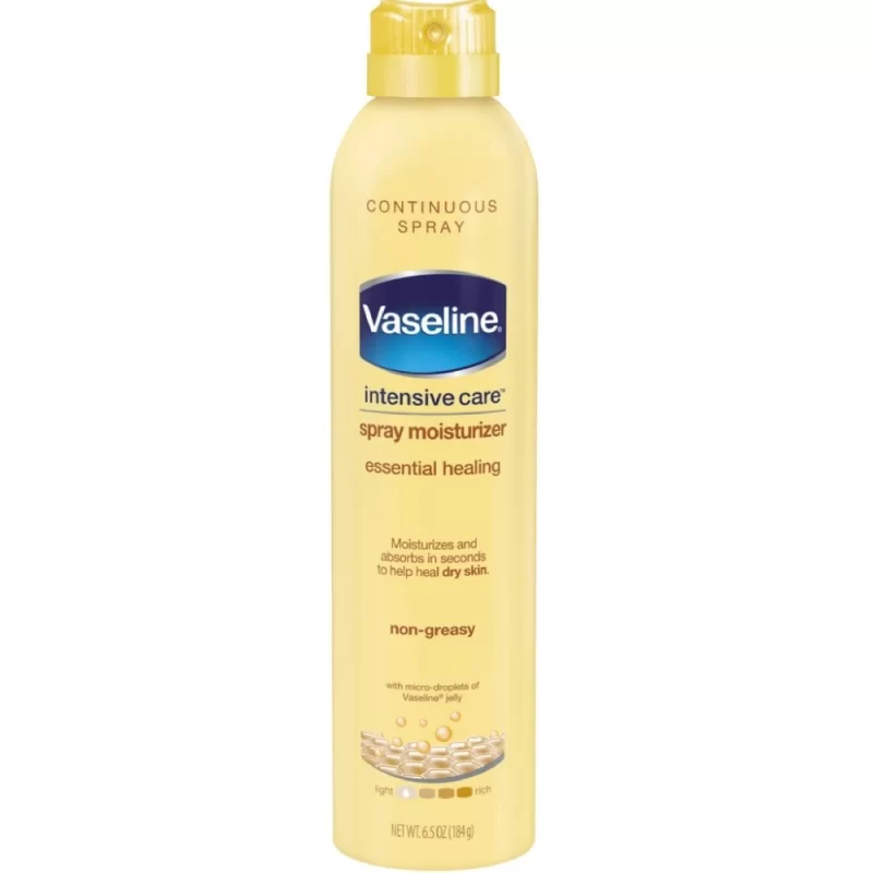 اسپری مرطوب کننده بدن وازلین Vaseline حاوی عصاره جو دوسر حجم 190 میل