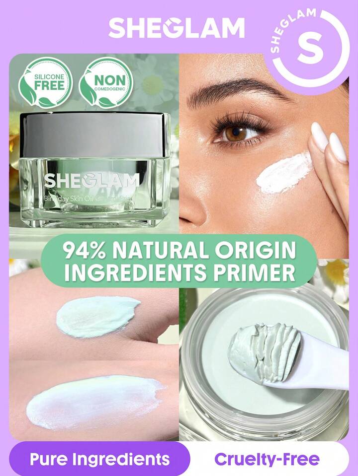 پرایمر کاسه ای پوست چرب شیگلم Sheglam مدل Birthday Skin 