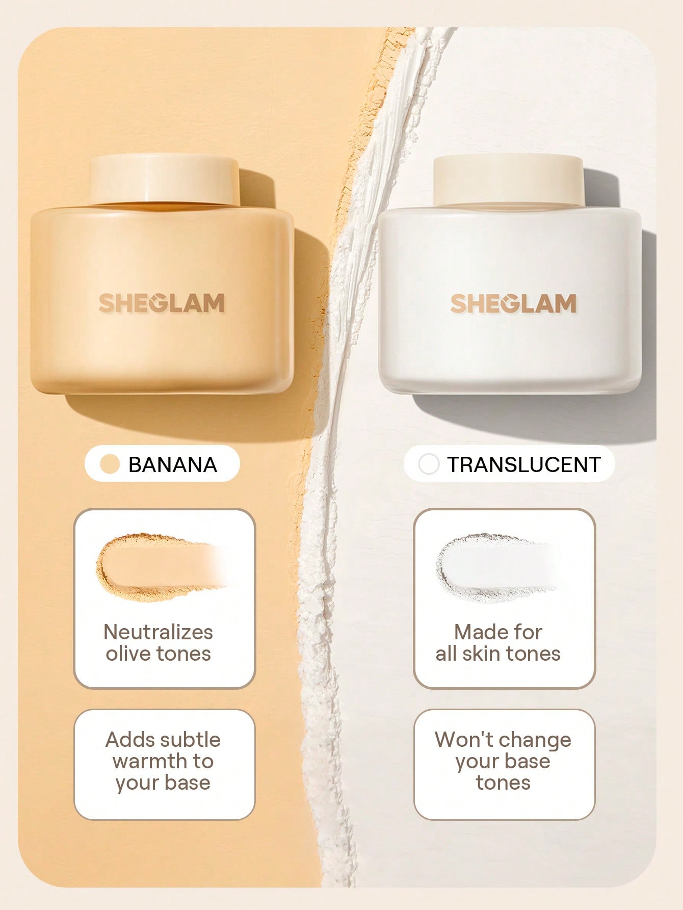 پودر فیکس شیگلم Sheglam مدل Blur In A Bottle رنگ Banana