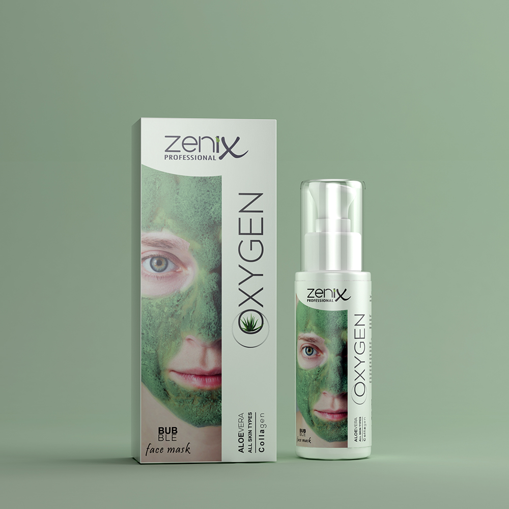 ماسک صورت فومی شاداب کننده و آبرسان زنیکس Zenix حاوی آلوئه ورا