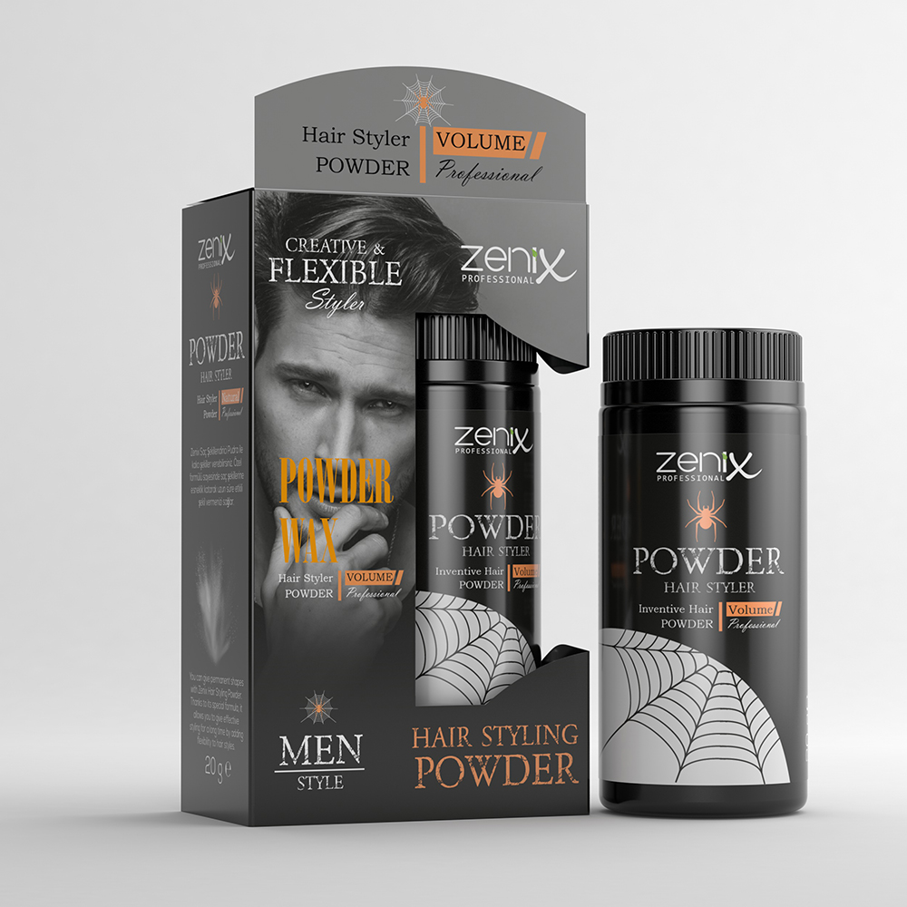 پودر حالت دهنده و حجم دهنده مو زنیکس Zenix مدل Volume