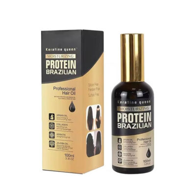 روغن مو بدون سولفات Keratin Queen مدل Protein Brazilian