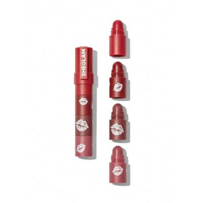 رژلب چهار طبقه شیگلم Sheglam رنگ Pink Petal Stack