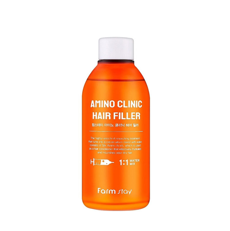 ماسک مو داخل حمام درمانی فارم استی Farm Stay مدل Amino Clinic Hair Filler