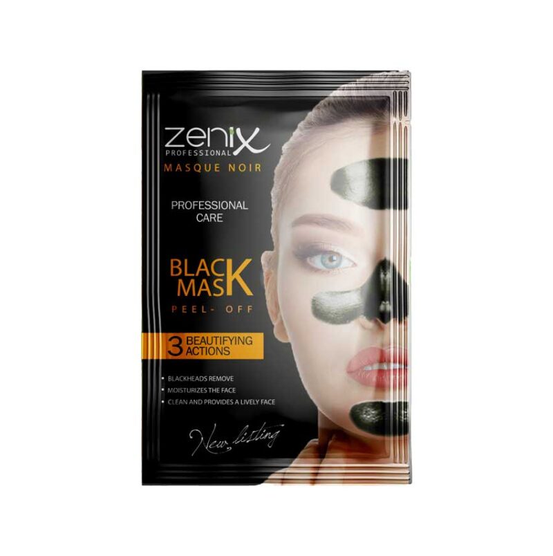 ماسک ورقه ای ذغال ضدجوش, مرطوب کننده و پاکسازی کننده زنیکس Zenix