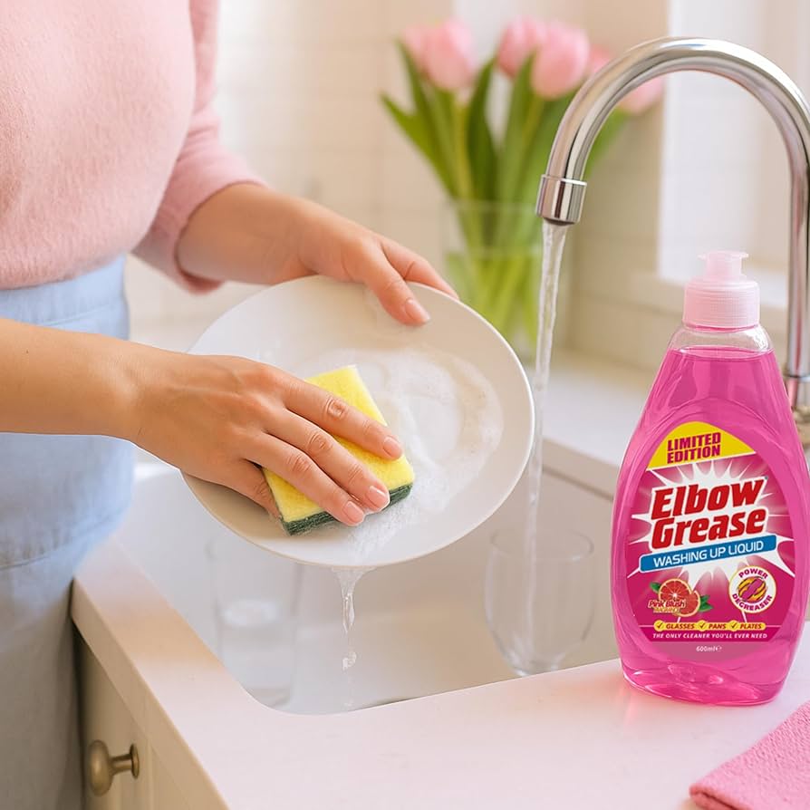 مایع ظرفشویی دستی البو گریس Elbow Grease رایحه گریپ فروت