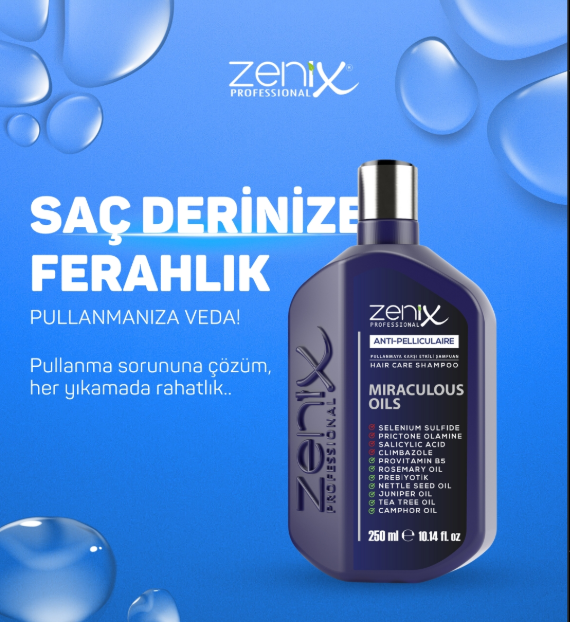 شامپو درمانی اگزما, خارش و ترمیم پوست سر زنیکس Zenix
