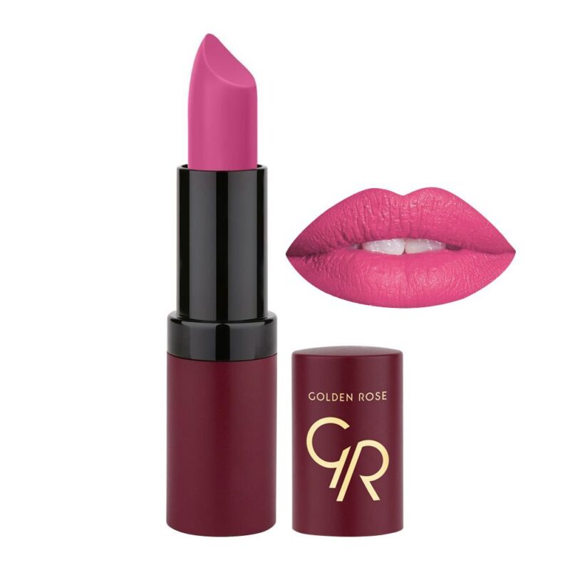 رژ لب جامد مات و مخملی گلدن رز Golden Rose مدل GR Velvet Matte Lipstick شماره 13 - Image 1