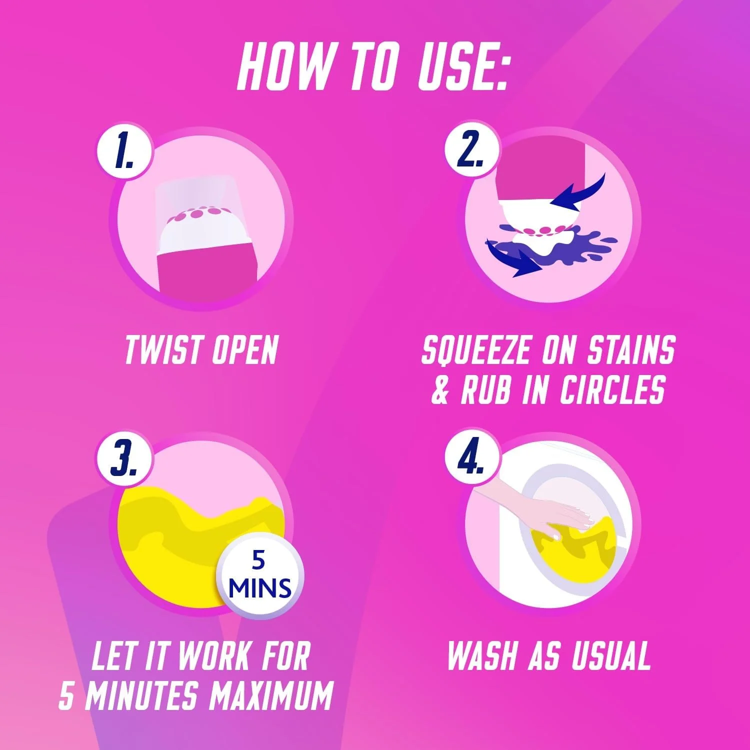 ژل لکه بر دارای اپلیکاتور ونیش Vanish مناسب انواع رنگ لباس
